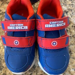 *free w/kid bundle Toddler Captain America shoes